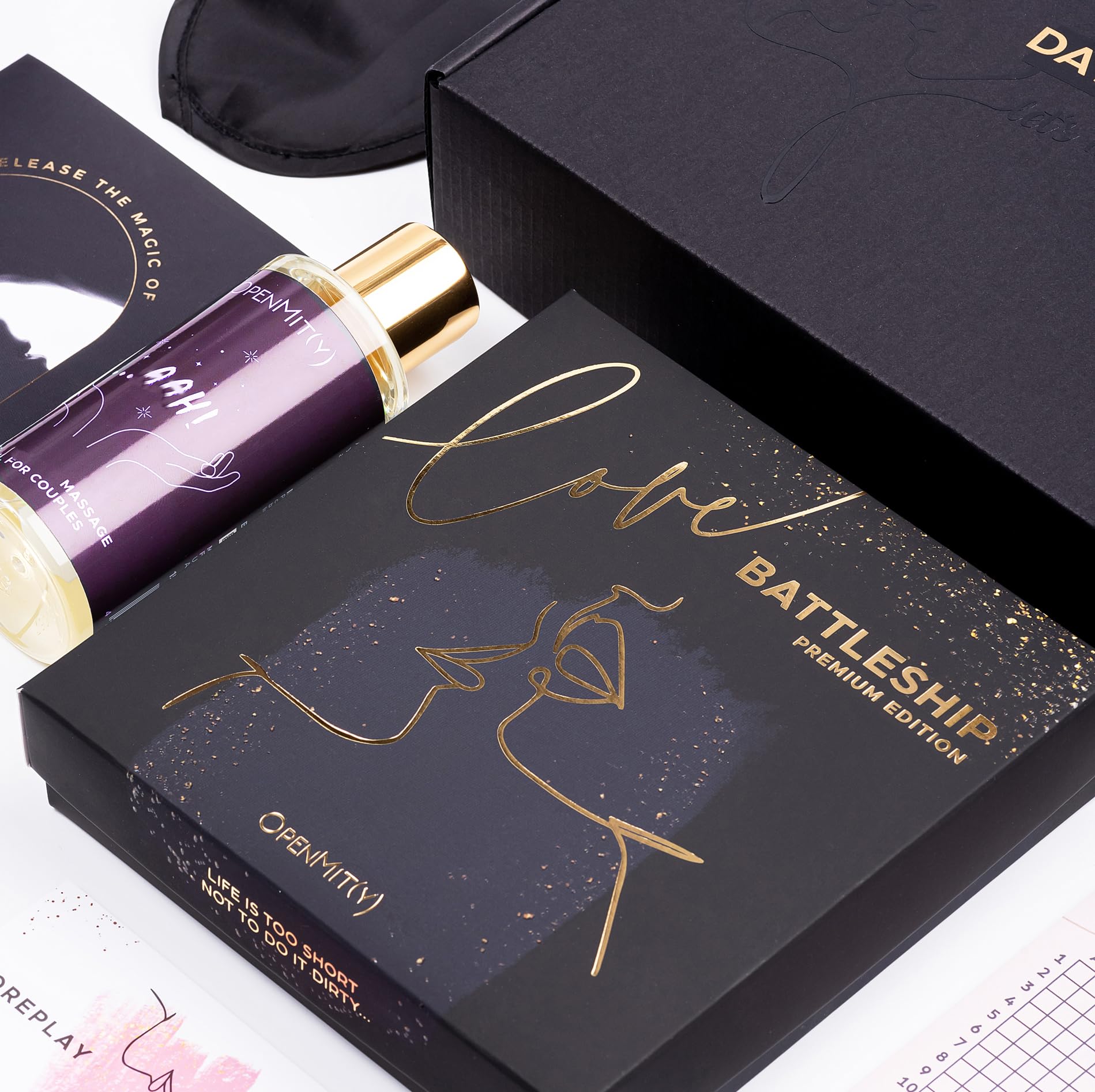 OpenMity Caja de Noche de Citas Premium para Parejas - Caja