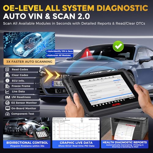 Autel Escáner MaxiDAS DS900-BT: 2024 CAN FD/DoIP DS900BT - Imagen 6