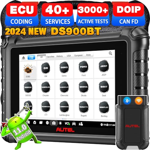Autel Escáner MaxiDAS DS900-BT: 2024 CAN FD/DoIP DS900BT