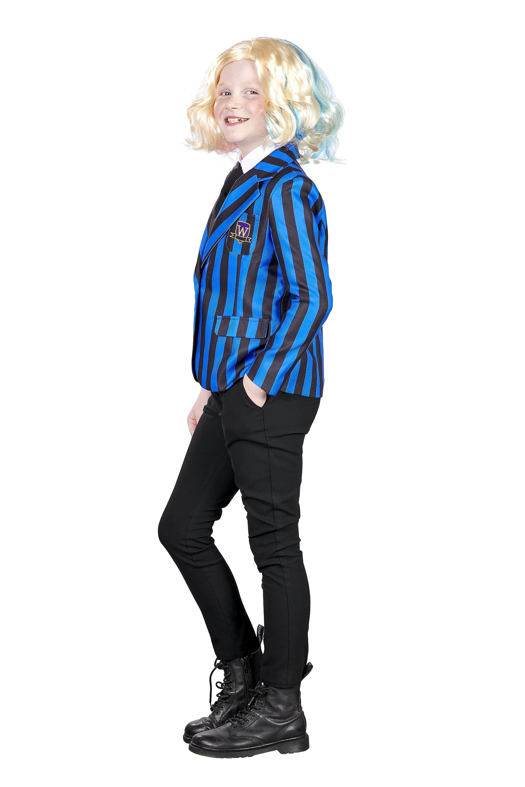 Disfraz escolar inspirado en Wednesday de Toynk para niñas - Imagen 3