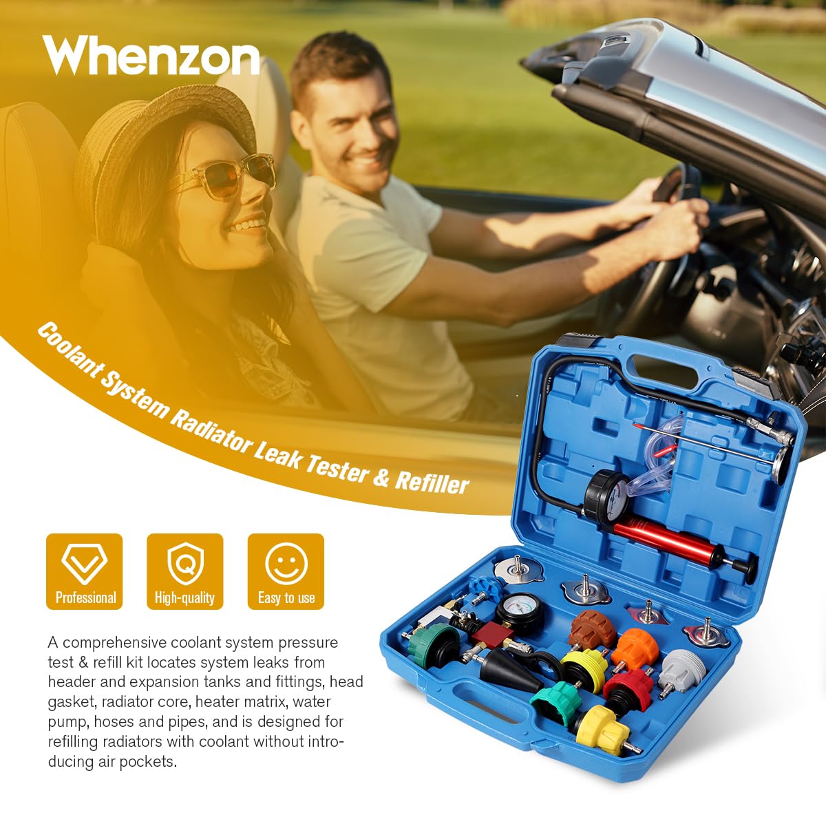 Kit de Prueba de Presión Universal del Radiador Wenzhon y - Imagen 6