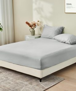 Juego de sábana ajustable de bambú GOKOTTA y fundas de