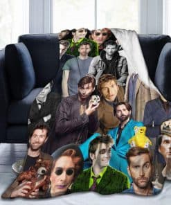 Manta David Tennant Suave y Cómoda de Lana Fleece para Sofá