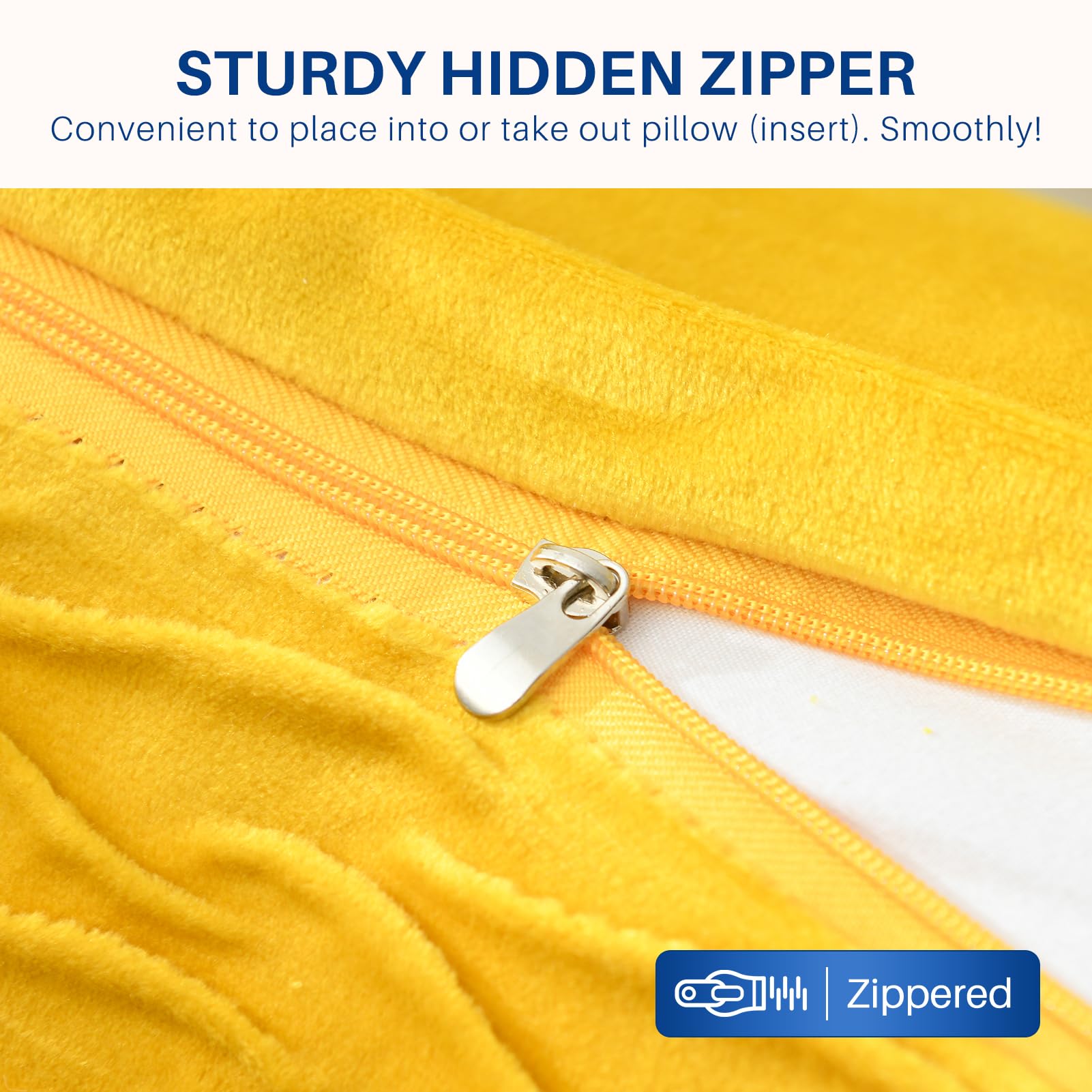 SahSahCasa Fundas de Cojín de Terciopelo Suave Decorativas - Imagen 4