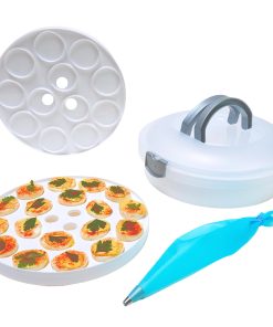 Transportador de Huevos Rellenos Echomerx con Tapa + Kit de