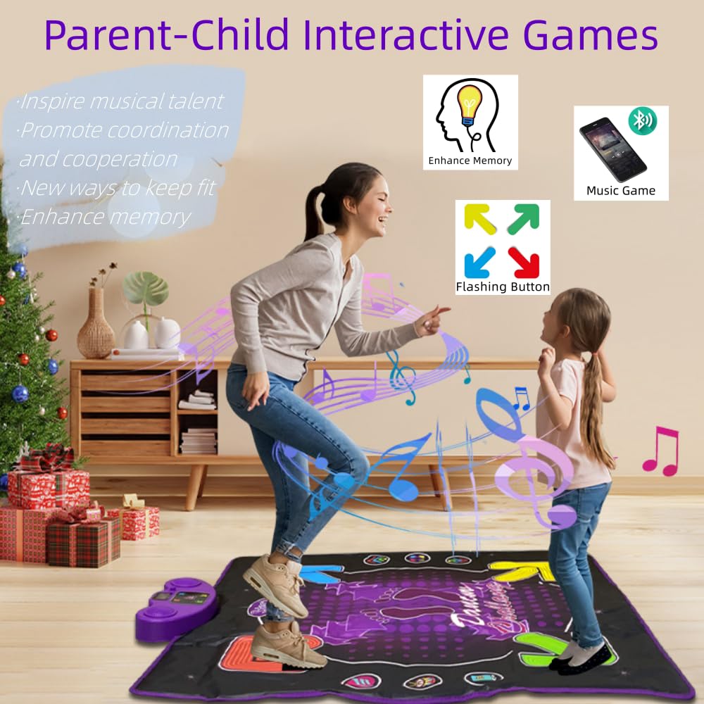 Tapete de Baile Periyelp para Niños de 4 a 8 Años, Juguete - Imagen 3