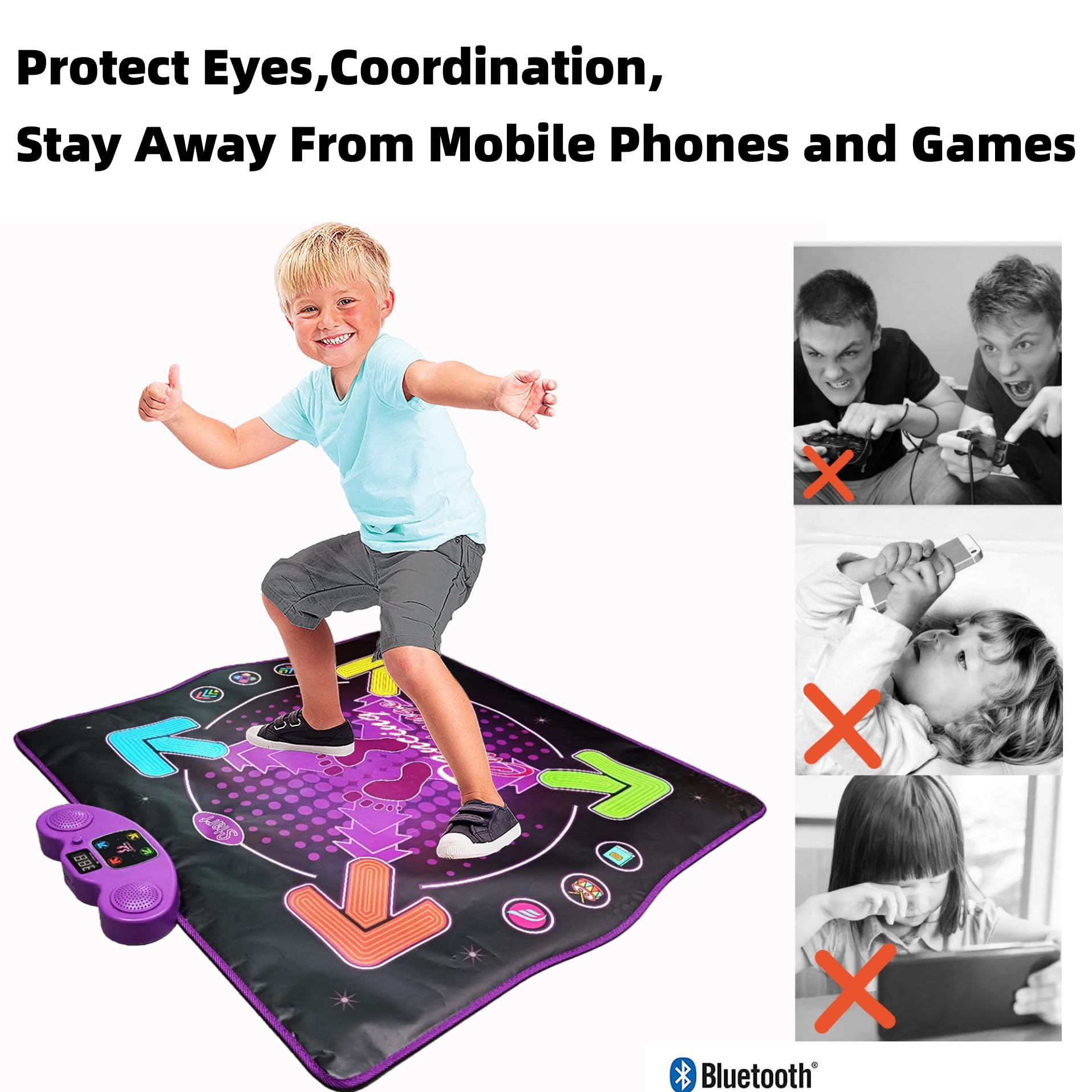 Tapete de Baile Periyelp para Niños de 4 a 8 Años, Juguete - Imagen 4