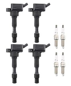 Conjunto de 4 Bobinas de Encendido y Bujías AUTOKAY para