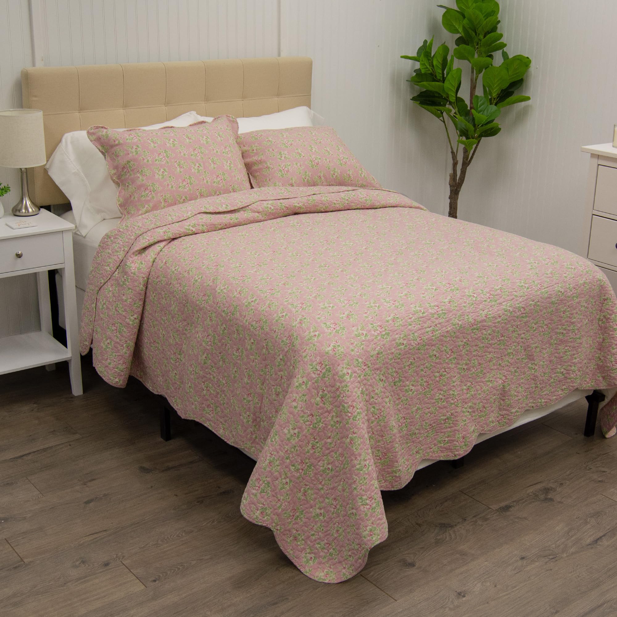 Juego de Cama King Donna Sharp - 3 Piezas - -Fresa - Imagen 8