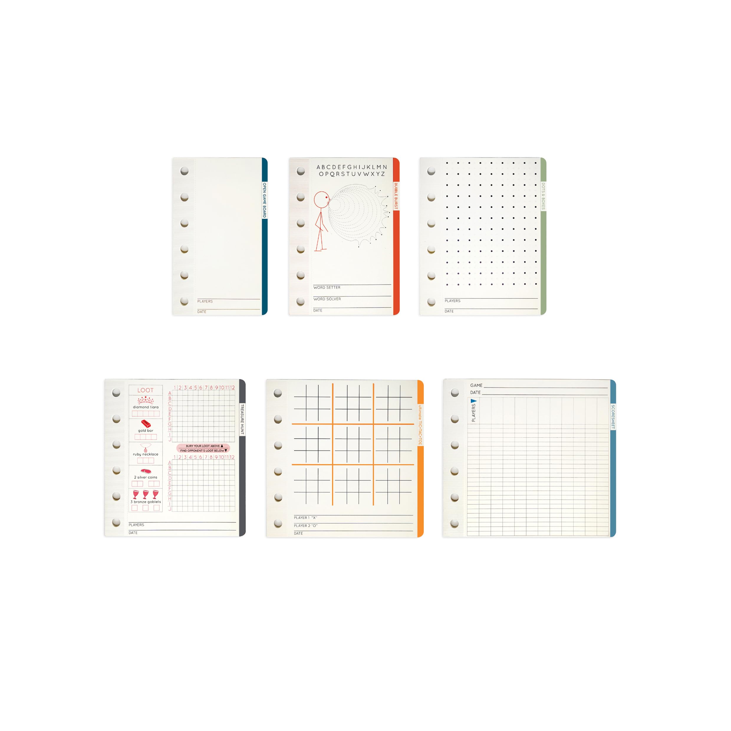 Set de Juegos de Papel Portátil Three by Three jOTBLOCK: 6 - Imagen 4