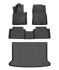 Juego de Tapetes para Pisos de Automóvil y Forro de Carga