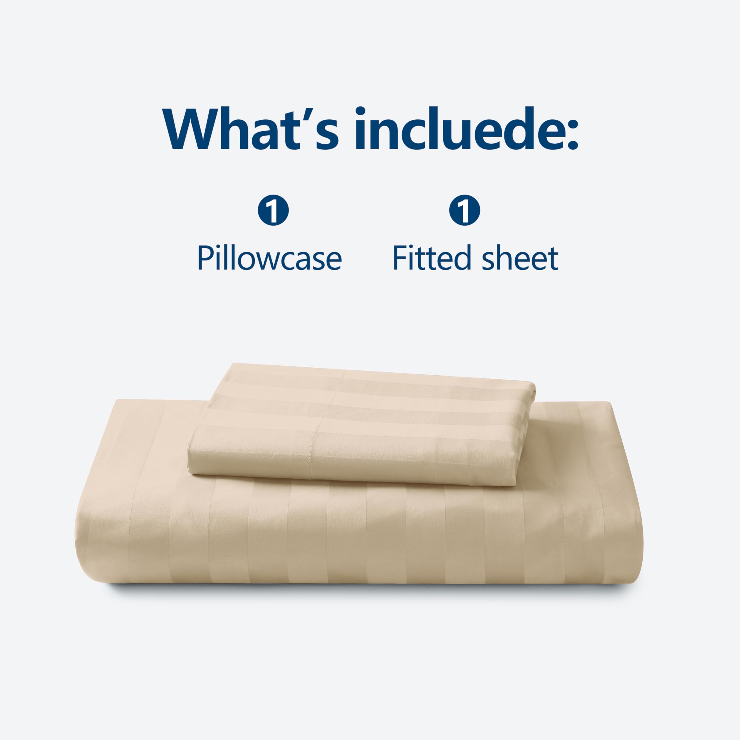 Juego de sábana ajustable Zaizaihome de 600 hilos, tamaño - Imagen 5