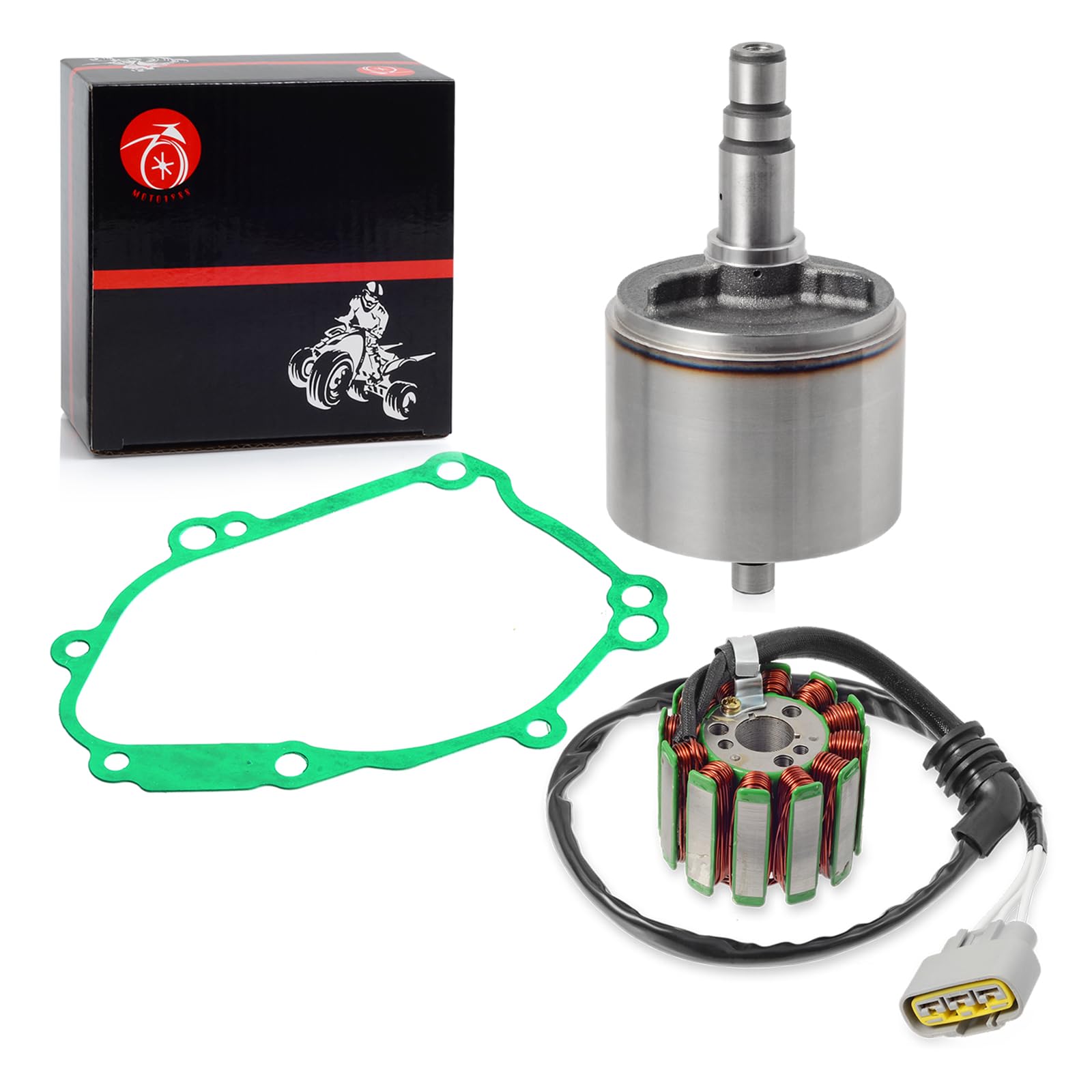 Estator Magneto y Rotor de Volante con Junta Para YAMAHA - Imagen 3