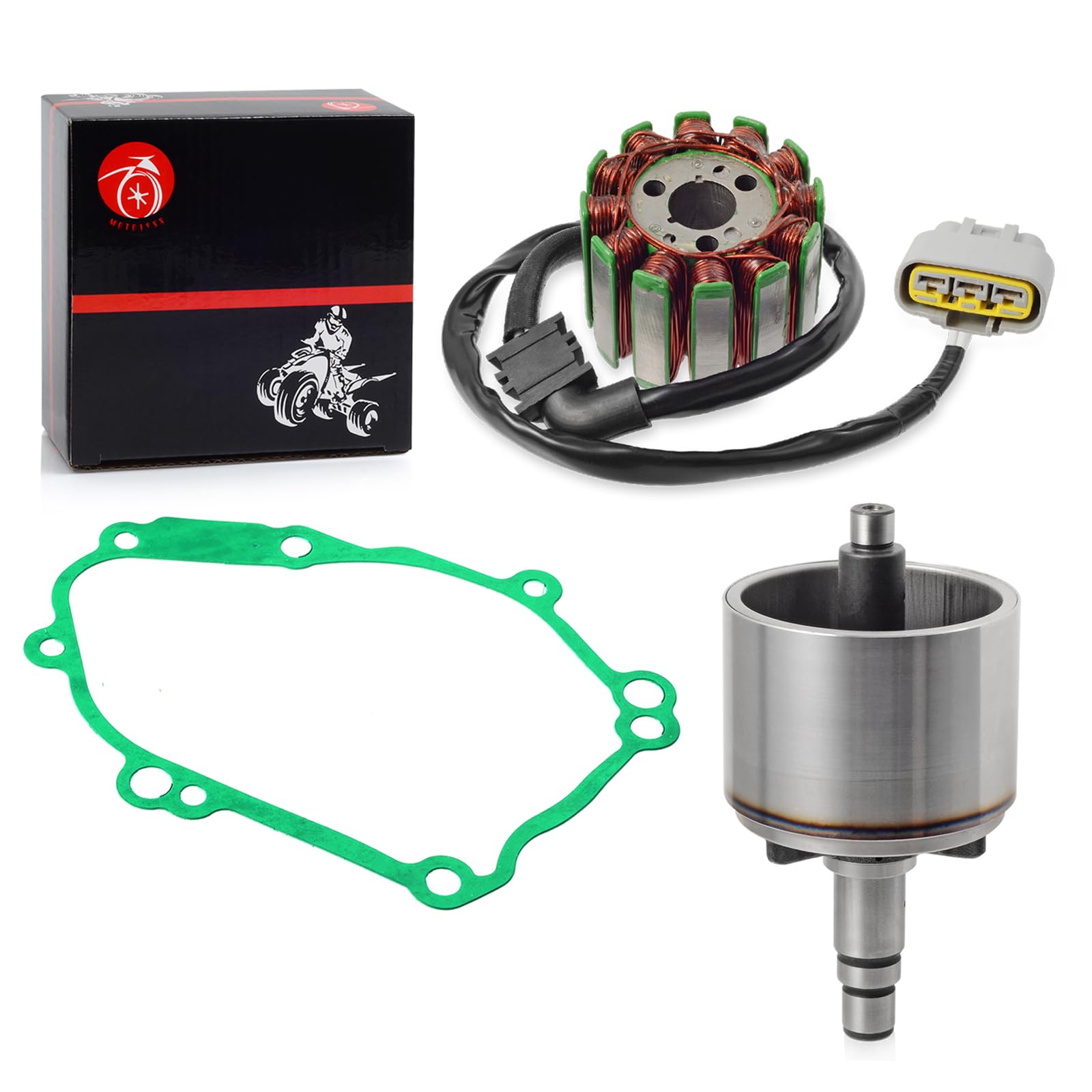 Estator Magneto y Rotor de Volante con Junta Para YAMAHA - Imagen 4
