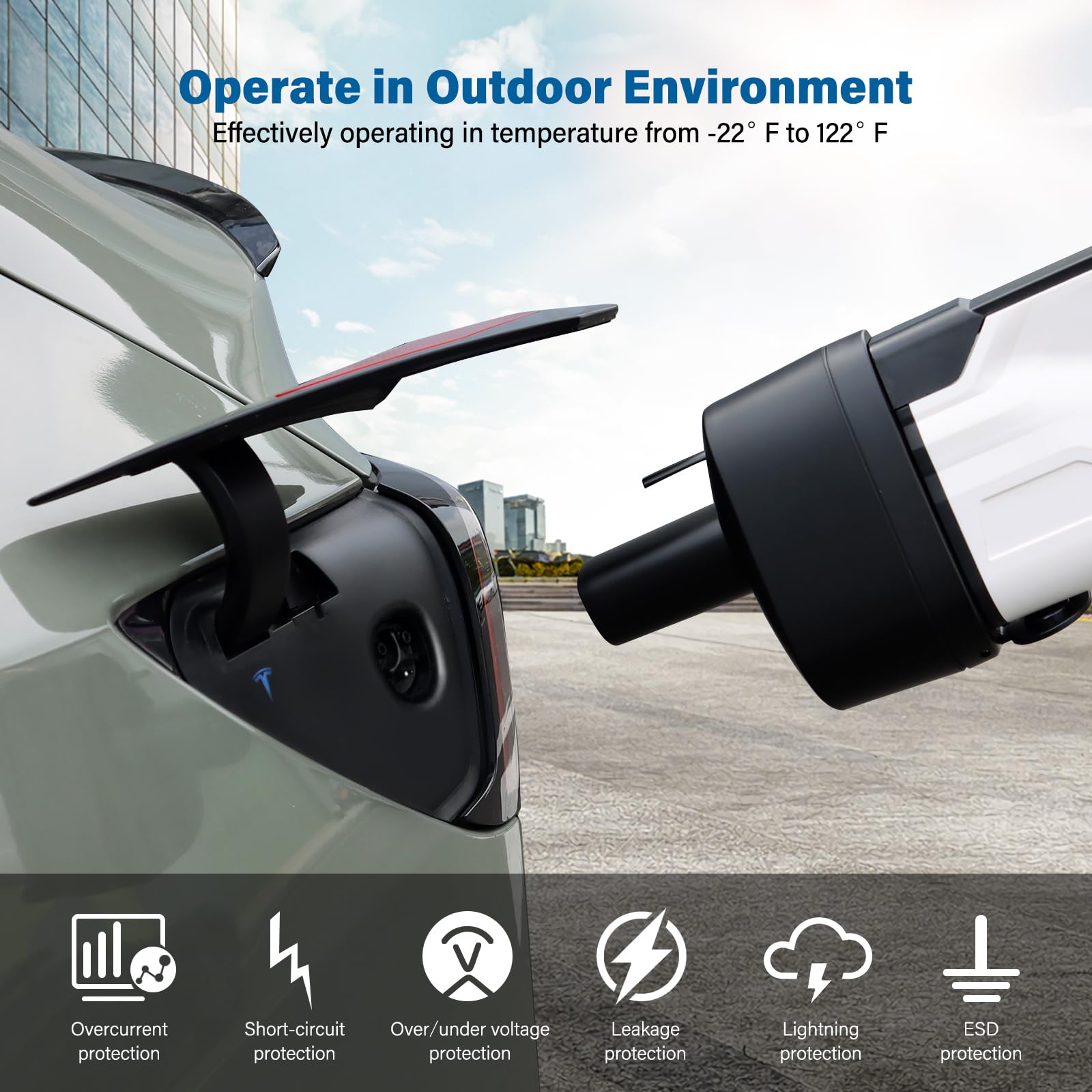 Adaptador de Cargador Tesla 2 en 1 compatible con Model - Imagen 5