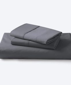 Juego de sábana ajustable Zaizaihome de 600 -Gris Oscuro