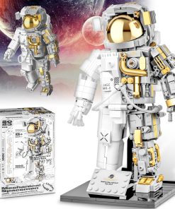 Set de Bloques de Construcción de Astronautas en el Espacio