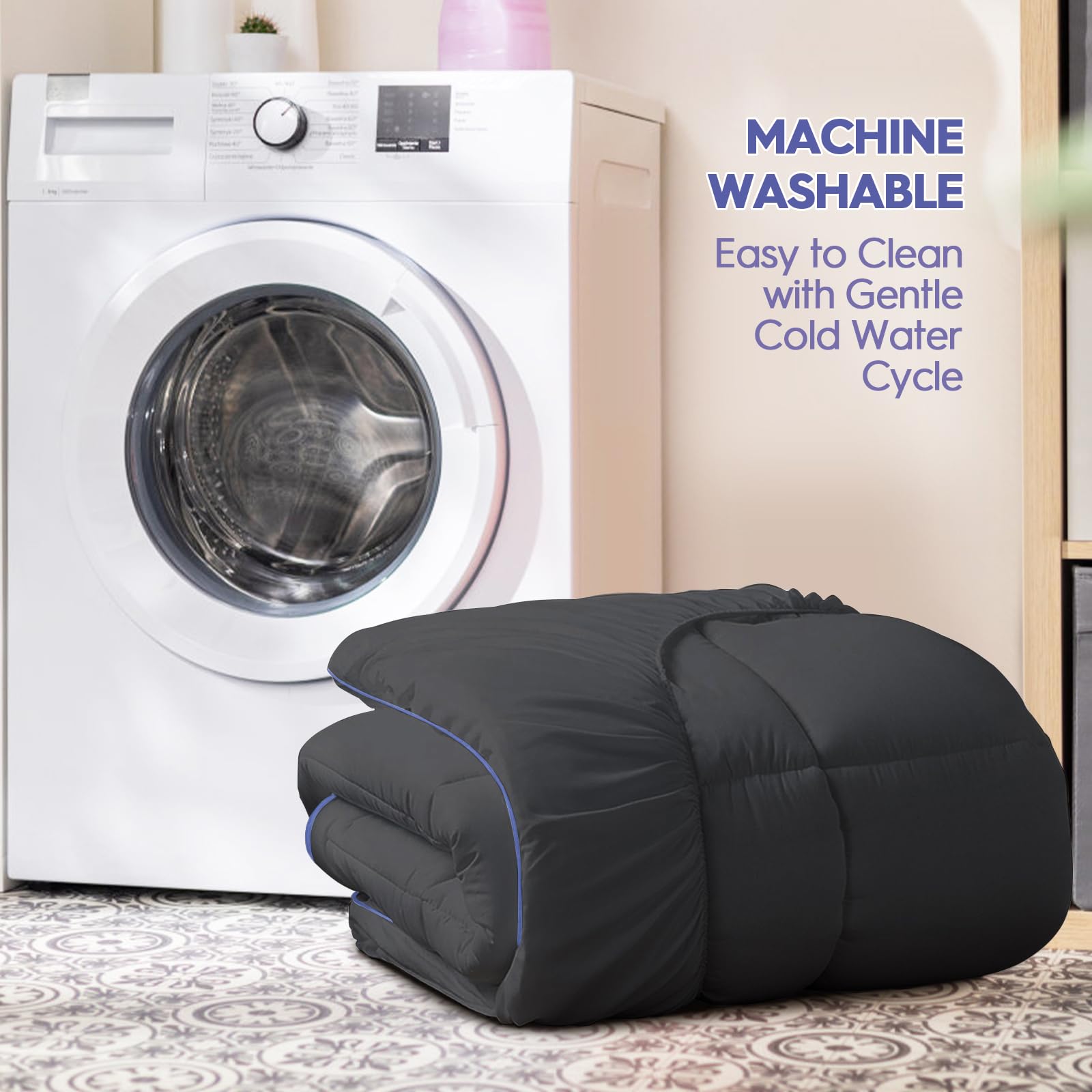 ABENE Colchón Viscoelástico Topper de 3 Pulgadas de Doble - Imagen 8