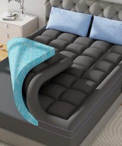 ABENE Colchón Viscoelástico Topper de 3 Pulgadas de Doble