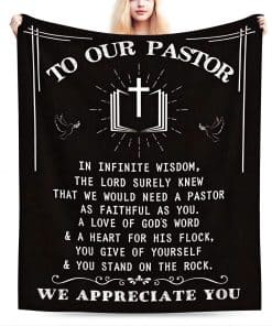 GEIFIN Regalos de Apreciación para Pastores Manta de Pastor