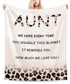 Manta del Día de la Madre Regalos para Tía, Regalos para