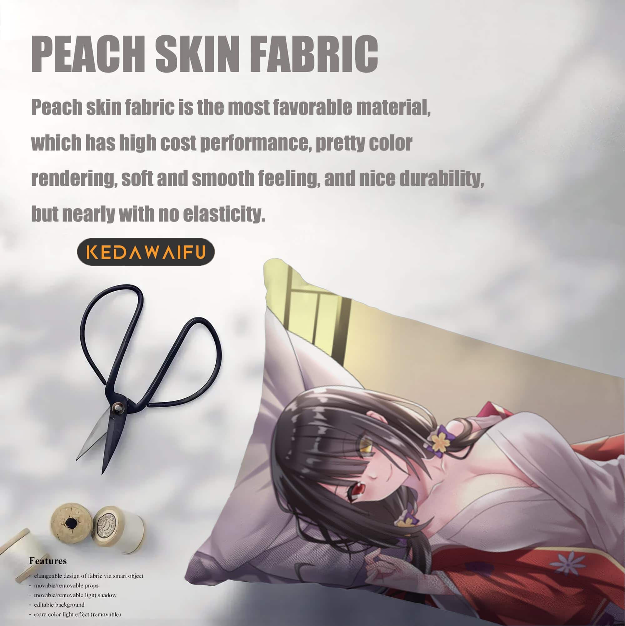 Funda de almohada de cuerpo completo con diseño de Anime - Imagen 3