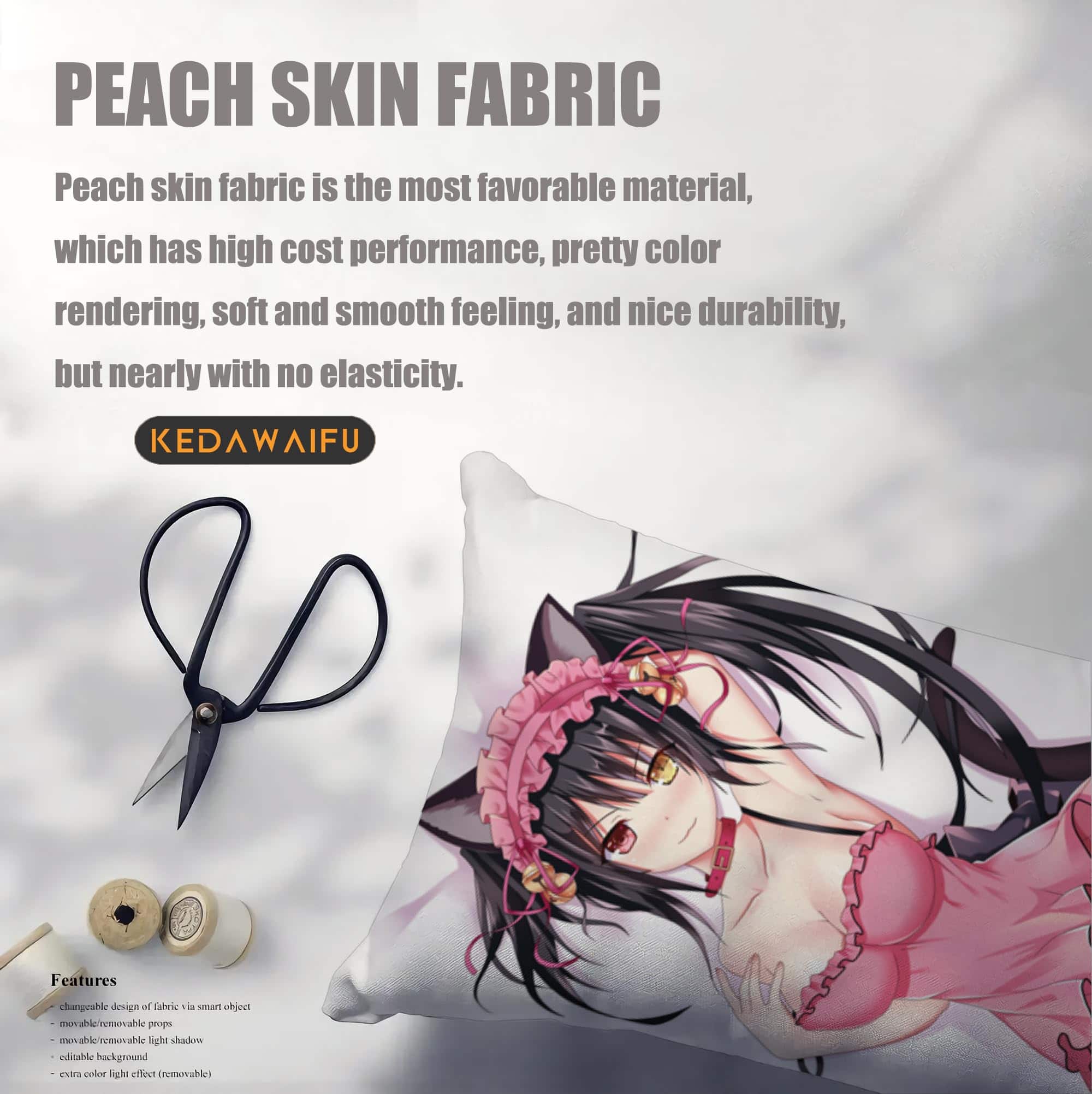 Anime Date A Live Role Tokisaki Kurumi 59"x19" Funda de - Imagen 3