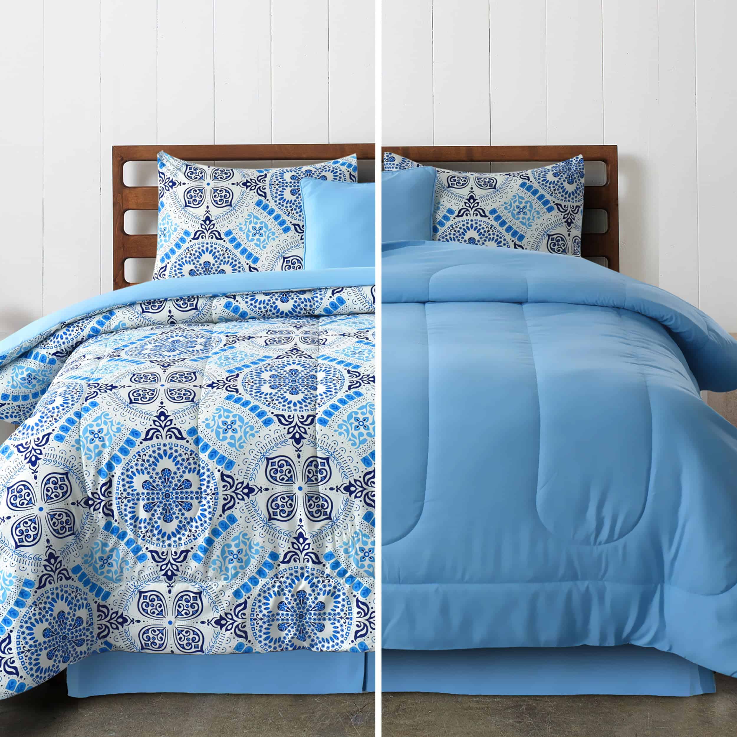 Set de Confort 5 Piezas King Reversible, Juego de Ropa de