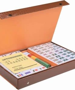 Juego de Mahjong Chino Filipino con 144 Fichas -Azul