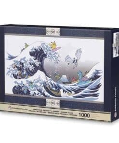 Rompecabezas Pikachu y Amigos en la Gran Ola del Centro