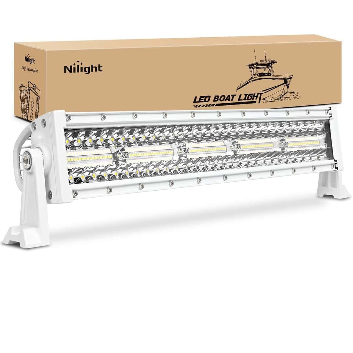 Barra de luces LED marinas Nilight de 22 pulgadas, luces