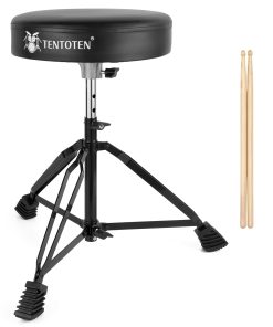 Banqueta de batería ajustable TENTOTEN, asiento acolchado