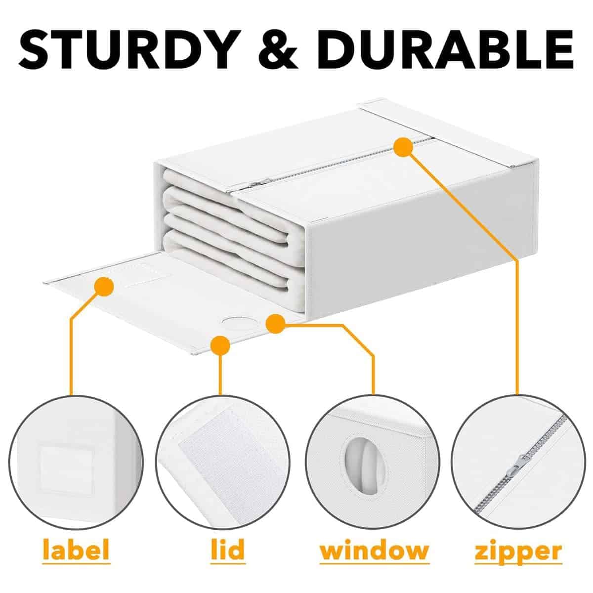 Organizadores de Sábanas SpaceAid Pack de 5, Almacenamiento - Imagen 7