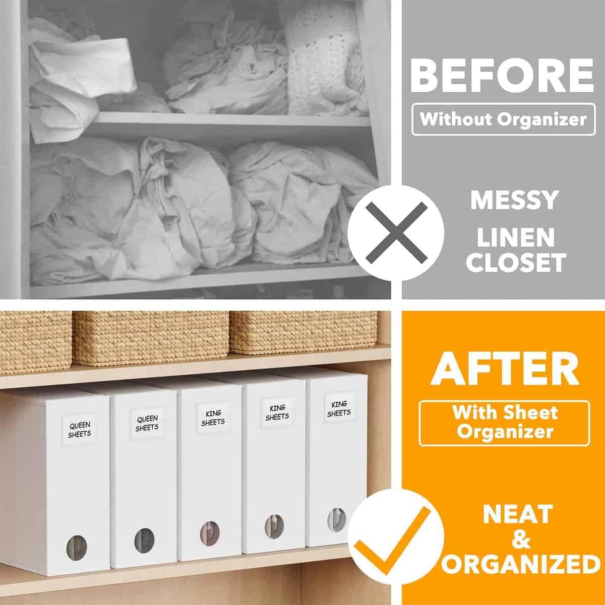 Organizadores de Sábanas SpaceAid Pack de 5, Almacenamiento - Imagen 3