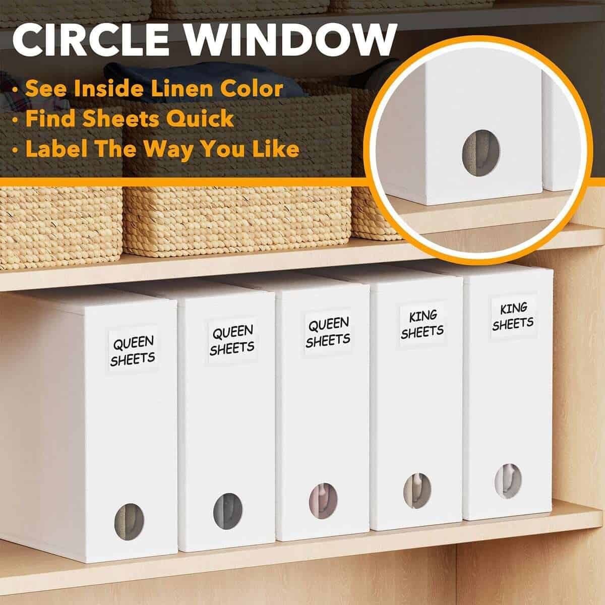 Organizadores de Sábanas SpaceAid Pack de 5, Almacenamiento - Imagen 5