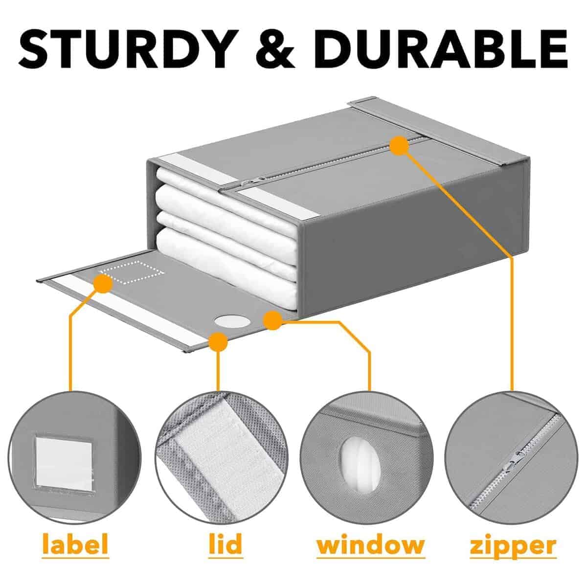 Organizadores y Almacenamiento de 5 Paquetes de Sábanas - Imagen 7