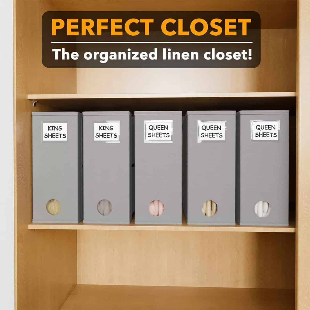 Organizadores y Almacenamiento de 5 Paquetes de Sábanas - Imagen 6