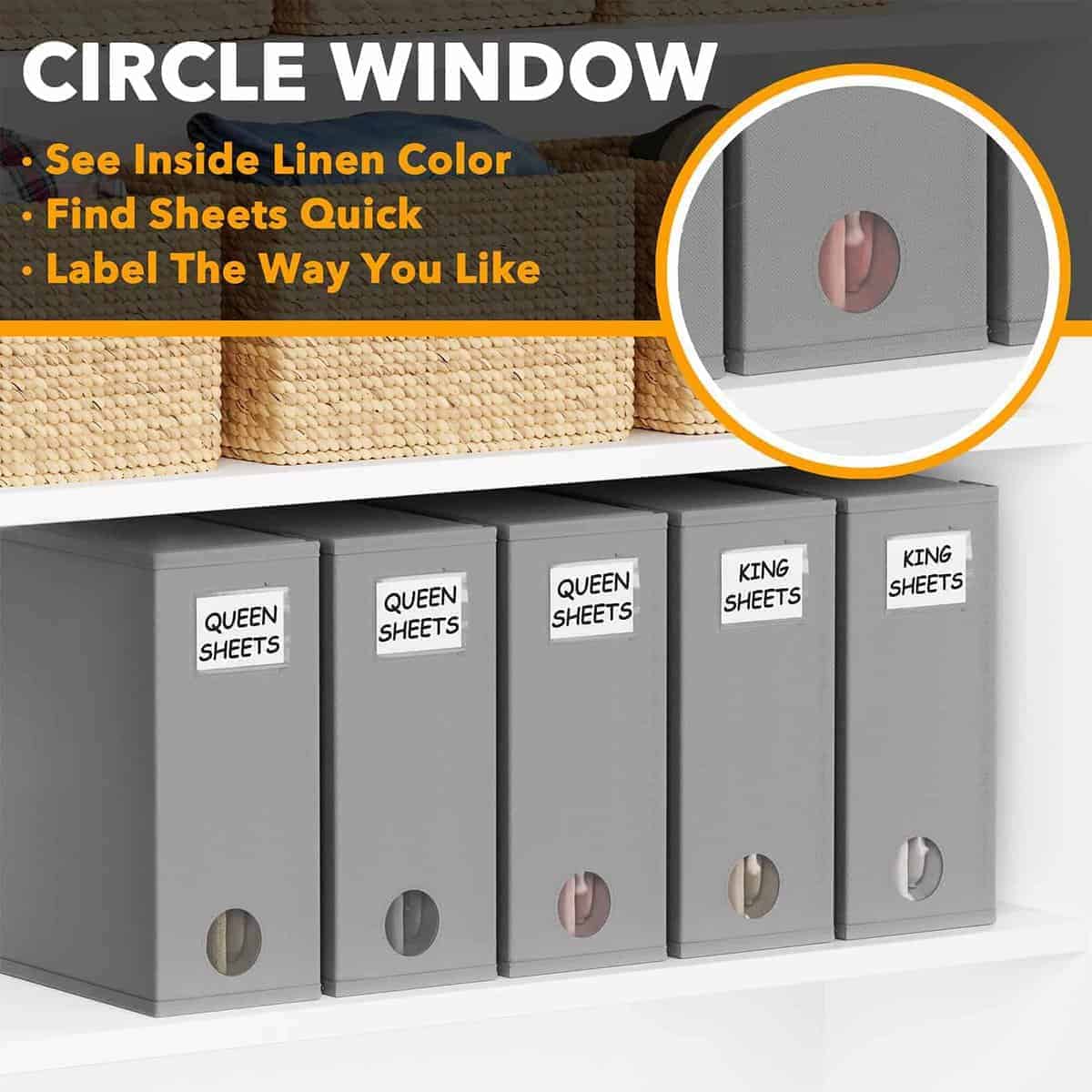 Organizadores y Almacenamiento de 5 Paquetes de Sábanas - Imagen 5