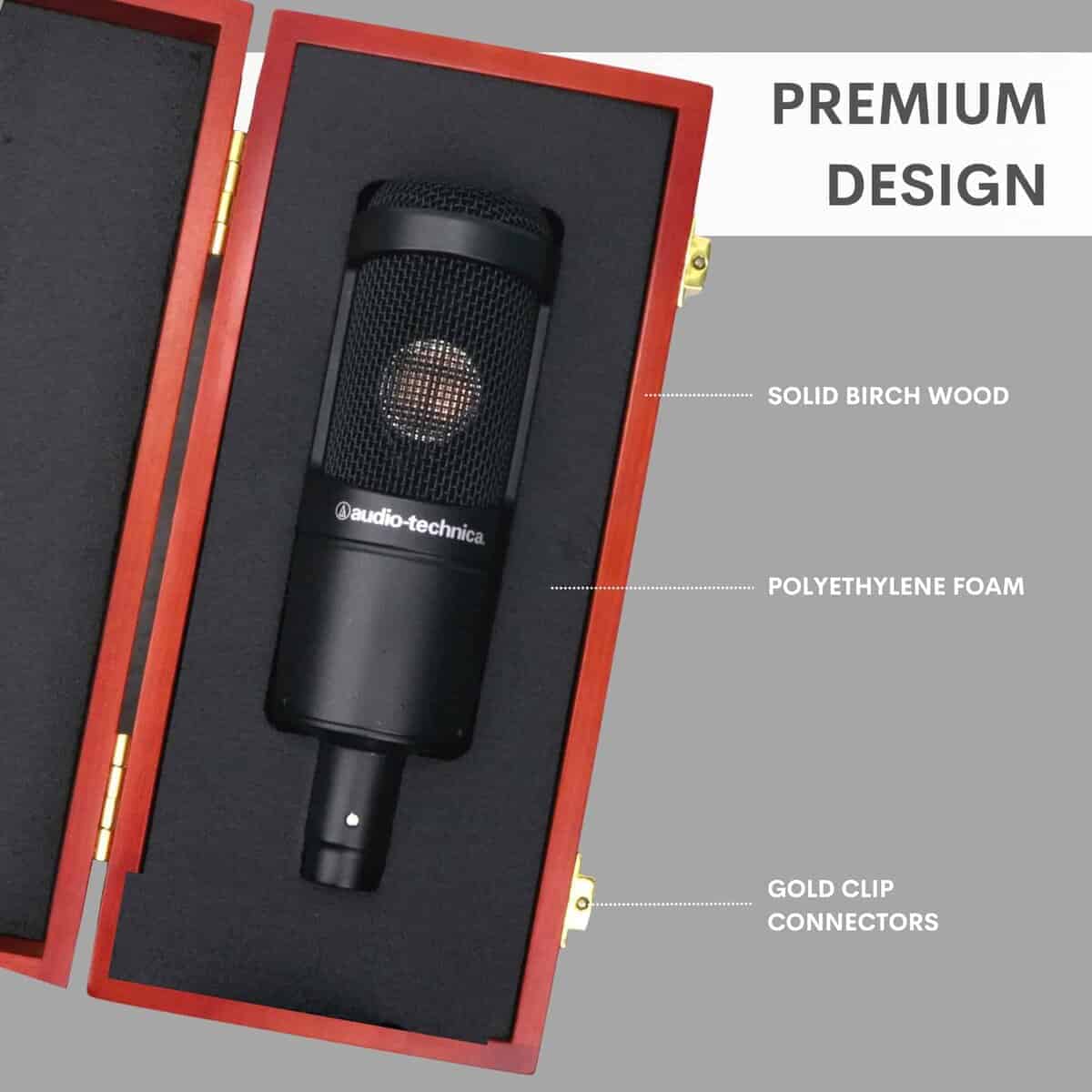 Estuche de Madera para Micrófono AT2035/AT2050 | Estuche - Imagen 4