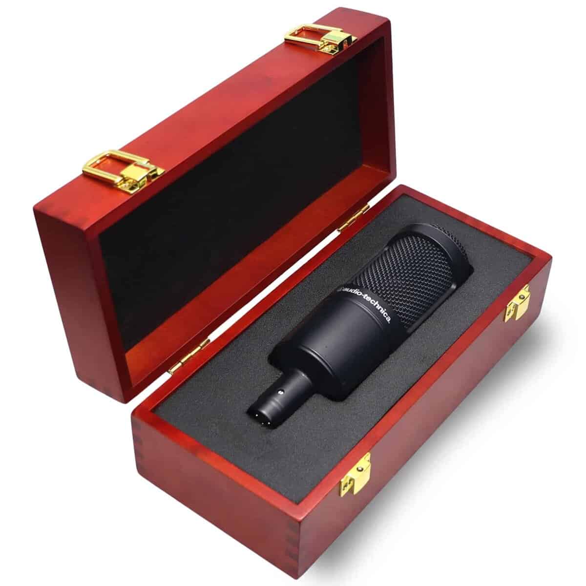 Estuche de Madera para Micrófono AT2035/AT2050 | Estuche