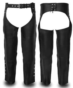 Chalecos de cuero Touch & Torn para motocicleta para