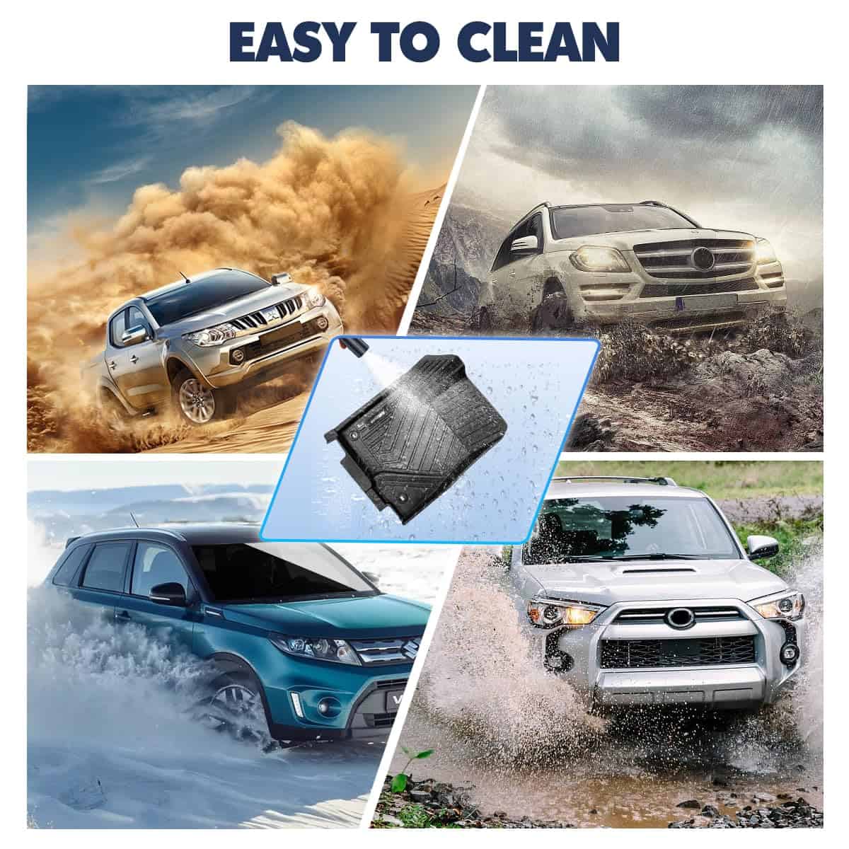 Tapetes de Piso para Automóvil Mat de Camioneta Mat de - Imagen 7