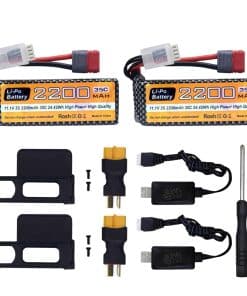 sea jump 2PCS 11.1V 2200mAh 35C 3S Batería de Lipo con