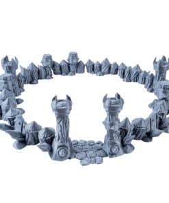 Conjunto de Barricadas y Cercas Modulares de Campamento de