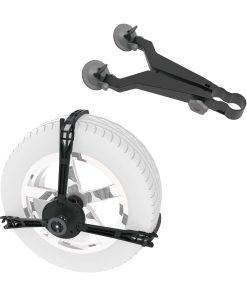 Soporte para llantas montado (XXL) con soporte para poste