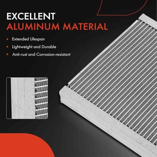 Núcleo del evaporador de A/C A-Premium Compatible con Ford - Imagen 4