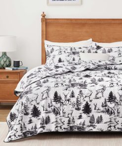 Juego de Edredones King PPOLCA, 3 Piezas Reversible Ligero