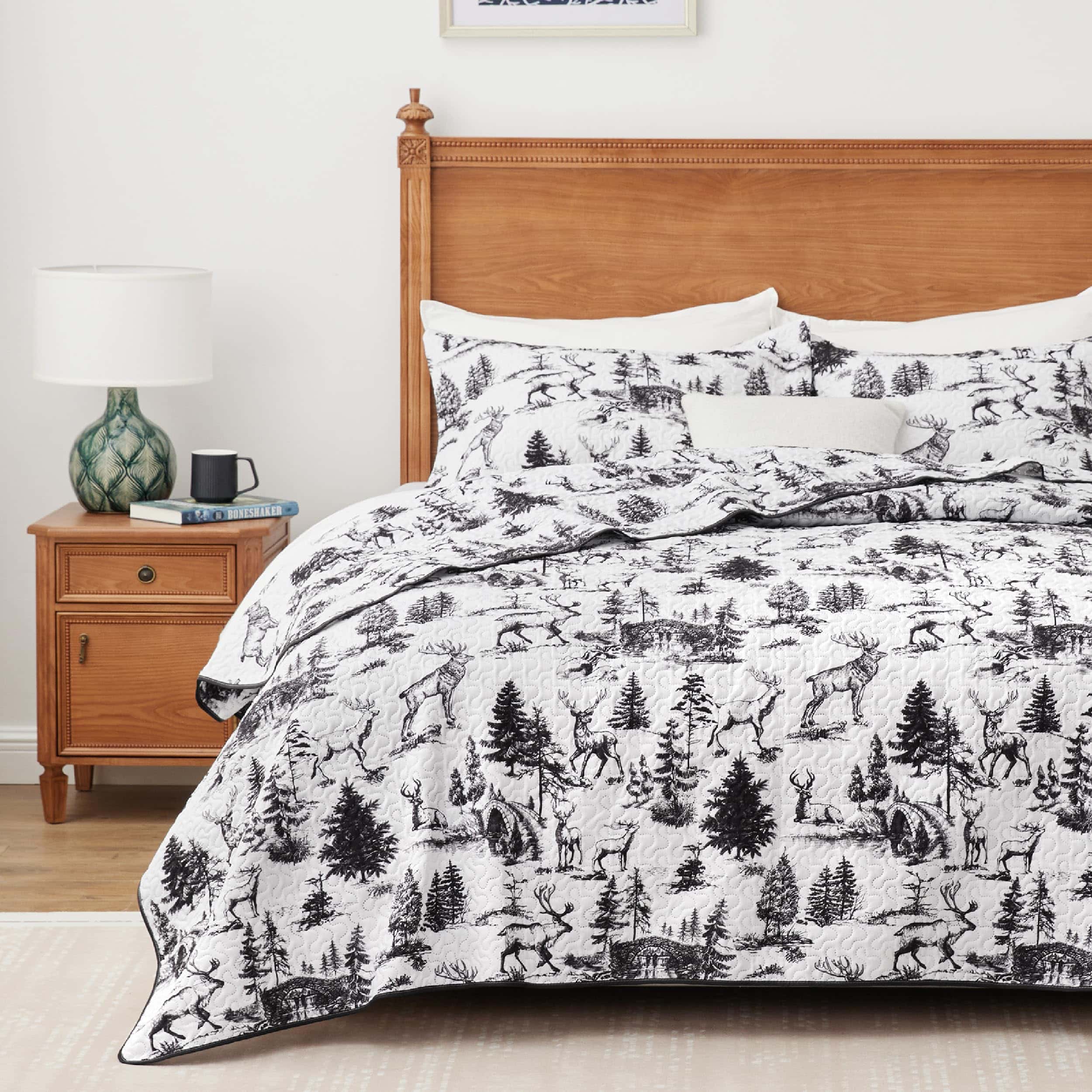 Juego de Edredones King PPOLCA, 3 Piezas Reversible Ligero