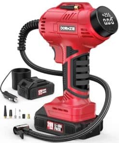 Inflador de neumáticos Compresor de aire -Rojo