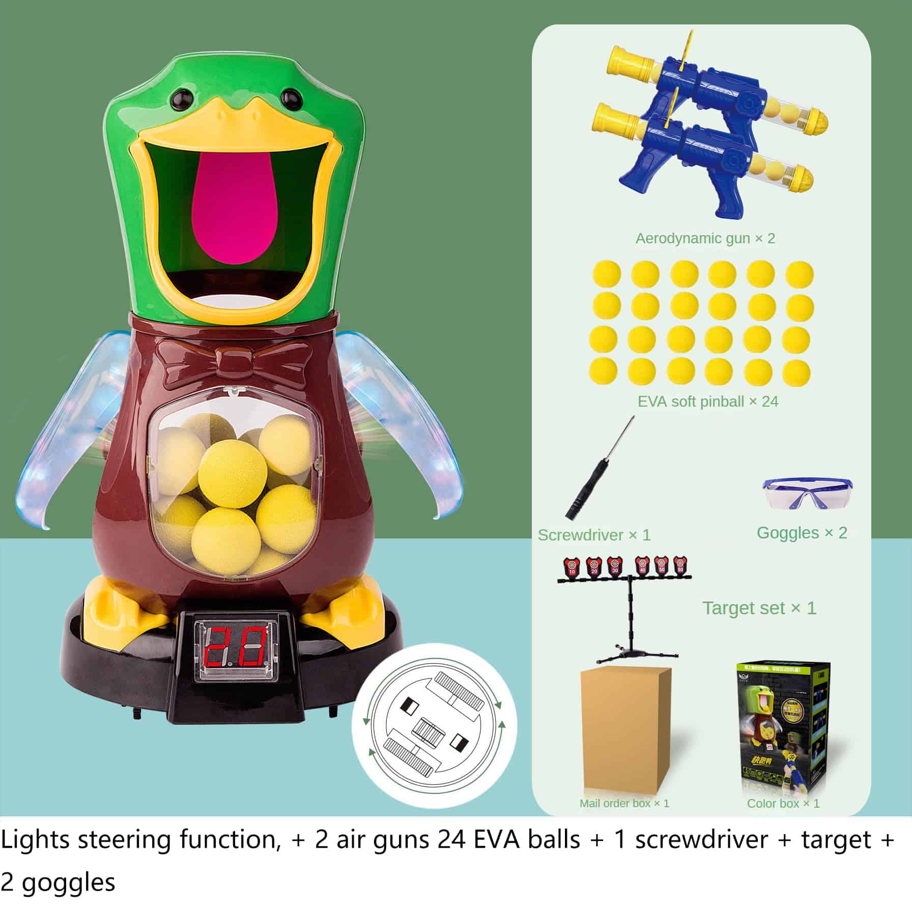 Set de Juegos de Disparos de Patos XSDY para Niños de 3-5 - Imagen 10